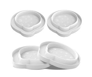 ASPECTEK Piège à punaises de lit, intercepteur d'insectes (Paquet de 4) ; pièges à punaises de lit pour Pieds de lit(Blanc)