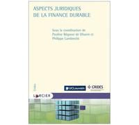 Aspects Juridiques De La Finance Durable