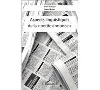 Aspects Linguistiques De La "Petite Annonce