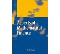 Aspects Of Mathematical Finance