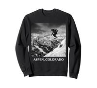 Aspen Colorado Ski Ski Hiver Ski Ski Souvenir Sweatshirt
