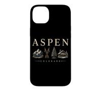 Aspen Colorado Snow Ski Souvenir de Voyage Coque pour iPhone 14 Plus