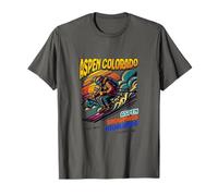 Aspen Colorado, Snowmass Ski Hiver Descente T-Shirt