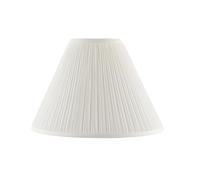 Aspen Creative 33191 Abat-jour plissé en forme d'araignée champignon blanc cassé, 15,2 cm de haut x 40,6 cm de bas x 30,5 cm de hauteur inclinée
