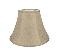 Aspen - Creative 38001A - Abat-jour pliable en forme de cloche - Structure araignée - Naturel, 22,9 cm de diamètre supérieur x 45,7 cm de diamètre inférieur x 33 cm de hauteur inclinée
