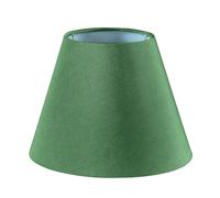 Aspen Creative Abat-jour de transition UNO 56030 à couverture rigide Vert 12,7 cm en haut x 22,9 cm en bas x 17,8 cm incliné, Slip UNO 33 mm