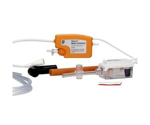 Aspen Pumps Silent+ Mini Orange FP3430, Pompe de Relevage des Condensats pour Climatiseur, Mini Pompe à Condensats pour Splits jusqu’à 40 kW, 35 l/h, 10 m, Ultra Silencieuse 16 dB(A), 5ᵉ Génération