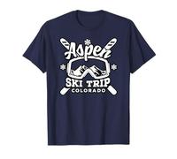 Aspen Ski Trip Colorado Vacances Groupe Ski sur Neige T-Shirt