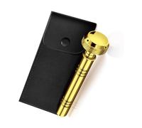 Aspergillum Arroseur portable avec étui en cuir - Outil léger pour l'eau bénite pour cérémonies religieuses et services religieux | Design durable pour les membres du clergé et l'église