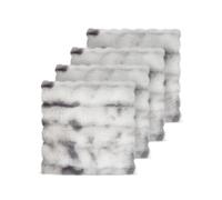 Aspero Coussins 'Milan' graphite / gris clair, Taille 45_x_45_cm