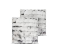 Aspero Coussins ' Milan ' graphite / gris clair, Taille 60_x_60_cm