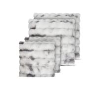 Aspero Coussins ' Milan ' gris / blanc, Taille One Size