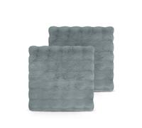 Aspero Coussins ' Milan ' gris foncé, Taille 60_x_60_cm