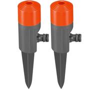 Asperseur Fox Classic de Gardena : arroseur de pelouse pour Les Plus Petites Surfaces, diamètre Maximum de 11 m, idéal pour Les massifs et Petits Jardins, se Fixe solidement dans Le Sol (1951-20)