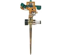 Asperseur laiton - RACO EXPERT - Réglable de 30 à 360° - Orange - Arroser - 30 m - Arrosage de jardin