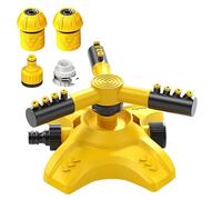 Asperseurs De Jardin - Pulvérisateur Rotatif 360° À 3 Bras Réglable | Asperseur d'eau pour - pour Jardin Pelouse Terrasse Parc Été Printemps Fleurs Arrosage Loisirs Jeux Activités Fêtes