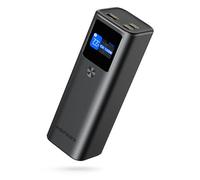 AsperX 27600mAh Batterie Externe Grande Capacité pour Ordinateur Portable,2 Ports USB-C 140W PD3.1 Charge Rapide,écran TFT,Power Bank pour iPhone16/15,Galaxy et MacBook(en Alliage d'aluminium)