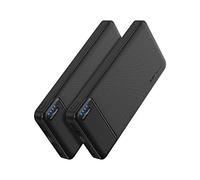 AsperX Batterie Externe Lot de 2,Power Bank 10000mAh | Batterie Externe Charge Rapide USB C Input & Output,Chargeur Externe iPhone,Huawei,iPad,Tablette