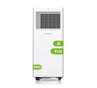 Aspes Climatiseur Portable, 9000 BTU, AAAP900F, Froid Seul, Écran LED, Écran Tactile, Minuterie, Télécommande, Kit d'installation de Fenêtre Inclus efficacité énergétique A