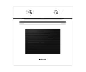 Aspes Four électrique Inox AH4701EX. Capacité 75 litres, 2100 W, Grill, 4 programmes, Intérieur vitré, Minuteur, Nettoyage facile, Efficacité énergétique