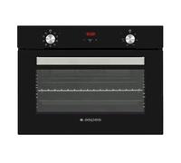 Aspes Four multifonction avec ventilateur en verre noir AHM9500DCN. Capacité 50 litres, 1200 W, 9 programmes, intérieur émaillé, nettoyage facile, affichage LED manuel, efficacité énergétique A