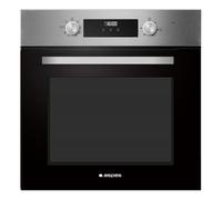 Aspes Four multifonction en inox AHM8700DX Capacité 70 litres 3000 W Grill, 8 programmes, intérieur émaillé, minuteur, nettoyage facile, efficacité énergétique A