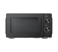 Aspes Micro-ondes 20 litres base autonome Noir AMW2701N 700 W 5 programmes, manuel, mode décongélation, cavité émaillée, nettoyage facile, minuterie 30 minutes