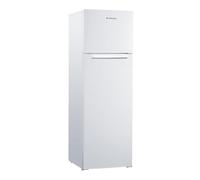 Aspes Réfrigérateur blanc, 2 portes. AF1655502E, capacité 248 litres, Cyclique, moteur universel, 37 dB, porte réversible, ouverture à tirage de doigt, Classification énergétique E
