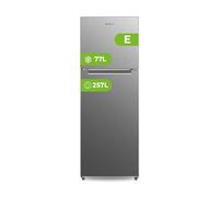 Aspes Réfrigérateur inox 2 portes AF17601ENFX, capacité 334 litres, pas de gel, moteur inverter, 39dB, porte réversible, ouverture efficacité énergétique E