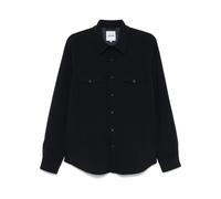 Aspesi - Surchemise en flanelle matelassée - Homme - Vestes - Bleu - Taille: S
