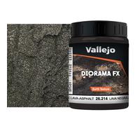ASPHALT / LAVE NOIRE DIORAMA FX - VALLEJO 200ml 26.214