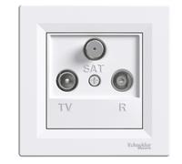 Asphora, Prise de courant 1dB RTV-SAT, blanc, EPH3500121