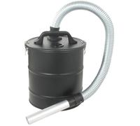 GREENSTAR - Bidon vide cendres pour aspirateur 20 L - Livré avec filtre grillagé et flexible - Facile et efficace - Cendres de cheminées, barbecues, chaudières