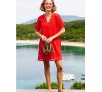 Aspiga Aspiga Red Roxy Crinkle Cotton Kaftan
