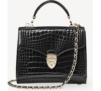 Aspinal of London Aspinal of London Black Mayfair Midi Bag