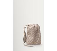 Aspinal of London Aspinal of London Taupe Hudson Cross-Body Pouch Slot Weave