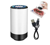 Aspirateur 15 sacs sous vide - appareil aspirateur | Mini pompe à vide manuelle | Vendre des aliments frais rapidement | Compact pratique pour les itinéraires domestiques ou le logement de journal