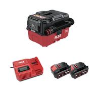 Aspirateur 18V VC 9 L MC 18 RC 9L + 2 batteries 5 Ah + 1 chargeur CA 12/18 230/CEE FLEX