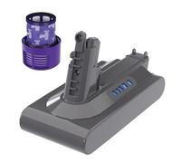 Aspirateur à batterie rechargeable, compatible avec Dyson V6 V7 V8 V10, performance de longue durée, filtre V10 6000mAh