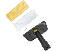 Aspirateur à brosse vapeur, tampon d'essuyage en microfibre, pièces de rechange, set 2