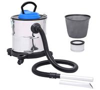 Aspirateur à Cendres avec Filtre HEPA 20 L Acier Inoxydable Nettoyeur vidaXL
