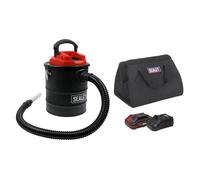 Aspirateur À Cendres Portable Sealey 15L Kit 20V 2Ah Série SV20 CP20VAVKIT1