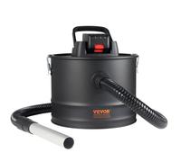 Aspirateur à Cendres-VEVOR-15 L-Aspirateur de Cheminée avec Aspiration Inversée-pour Cheminée, Foyer, Barbecue, Atelier