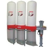 Aspirateur à copeaux de bois 3 x 160 litres 400 V - 3700 W ABS4560 G