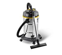 Aspirateur à liquides avec fût Inox et prise outils électriques Lavor WTP 30XE