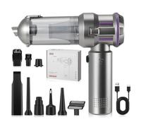 Aspirateur à Main,20000Pa Aspirateur à Main sans Fil,Aspirateur de Voiture à 3 Vitesses avec Moteur sans Brosse,Mini Aspirateur de Voiture pour Voiture Animaux Maison Car
