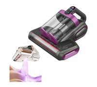 Aspirateur à Main 2025 Clean, aspirateur Ultra-Propre 13 kPa for Matelas, avec UV et ultrasons, Double Filtre HEPA, bac poussière Transparent, for lit, canapé, Poils d'animaux Tapis(Purple)