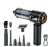 Aspirateur à main 4-en-1 - HIBA - 16000Pa - Sans fil - 3×18650 2000mAh - Vidage 1-clic