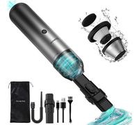 Aspirateur À Main, Aspirateur Voiture 7000Pa Forte Aspiration Mini Léger Aspirateur De Table Avec Filtre Hepa 25 Min Pour Courir Chargement Usb Convient Pour La Maison/Voiture (Gris)[X238]