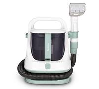 Nettoyeur Textile à main TWT77 H.Koenig, Réservoirs à eau propre et sale amovibles, Tous types de textiles : Matelas/Tapis/Canapés, Aspiration puissante, 650 W, Blanc et Vert